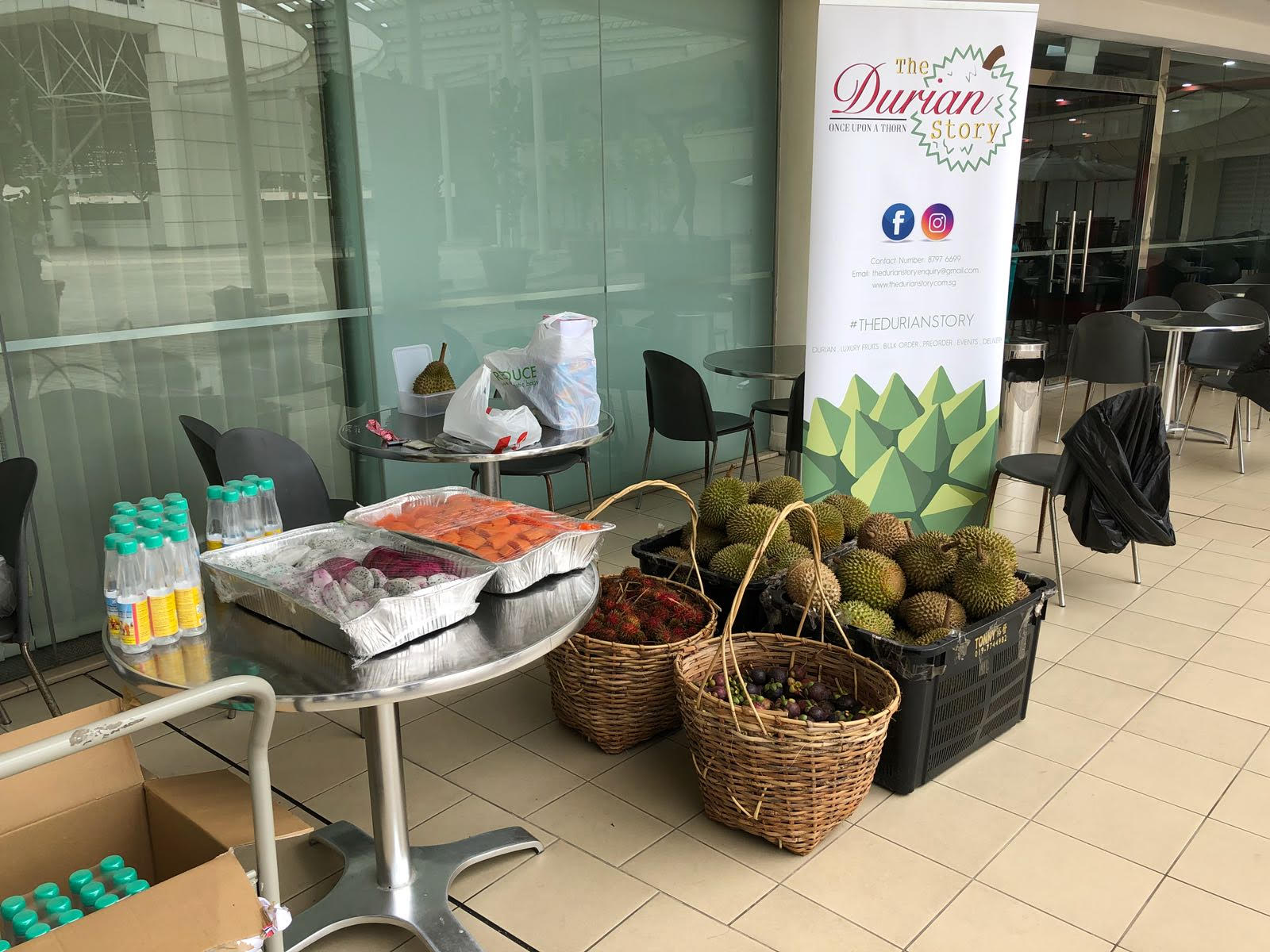 Corporate Durian Party at Housing & Development Board